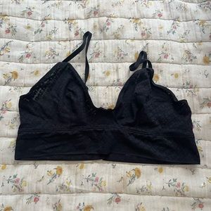 Skims Logo Mesh Bralette